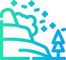 Avalanche Creative Icon Design vector
