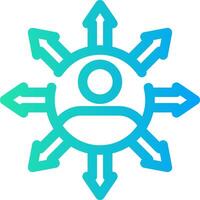 Influence Creative Icon Design vector