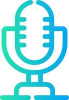 Microphone Creative Icon Design vector