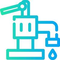 Hand Pump Creative Icon Design vector