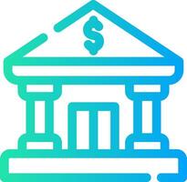 Bank Creative Icon Design vector