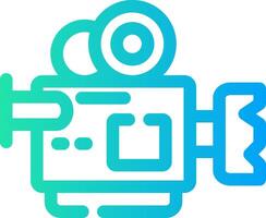 Video Camera Creative Icon Design vector