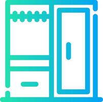 Wardrobe Creative Icon Design vector