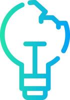 Light Bulb Creative Icon Design vector