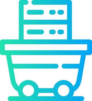 Data Mining Creative Icon Design vector