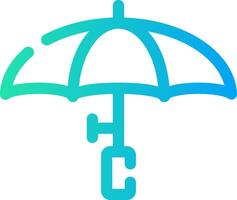 Umbrella Creative Icon Design vector