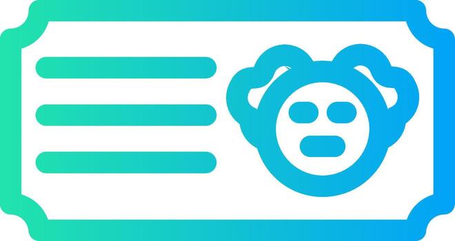 Line Different Gradient Design vector