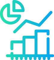 Statistical Analysis Creative Icon Design vector