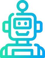 Bot Creative Icon Design vector