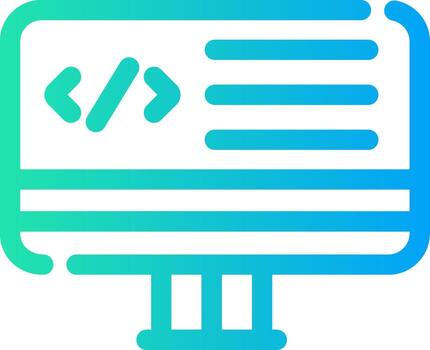 Web Programming Creative Icon Design vector