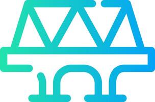 Bridge Creative Icon Design vector