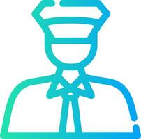 Policeman Creative Icon Design vector