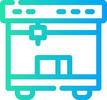 3D Printing Creative Icon Design vector