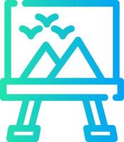 Canvas Creative Icon Design vector
