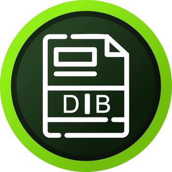 DIB Creative Icon Design vector