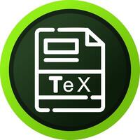 TeX Creative Icon Design vector