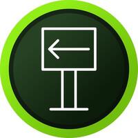 Left Creative Icon Design vector