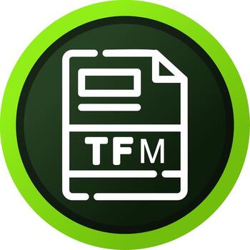 TFM Creative Icon Design vector