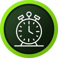 Alarm Clock Creative Icon Design vector