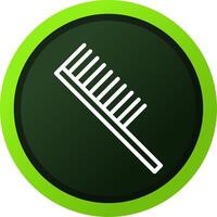 Hair Comb Creative Icon Design vector