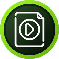 Video File Creative Icon Design vector