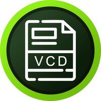 VCD Creative Icon Design vector