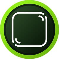 Line Green Gradient Circle Design vector