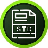 std creativo icono diseño vector