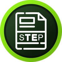 STEP Creative Icon Design vector