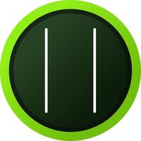 Pause Creative Icon Design vector