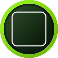 Line Green Gradient Circle Design vector