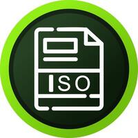 ISO Creative Icon Design vector