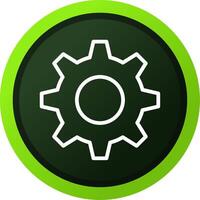 Cog Creative Icon Design vector