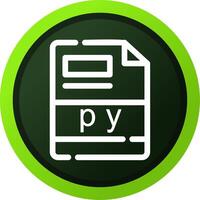 py Creative Icon Design vector