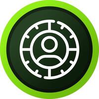 Target Audience Creative Icon Design vector