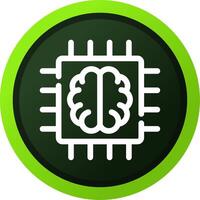 Super Brain Creative Icon Design vector