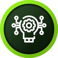 Technology Disruption Creative Icon Design vector