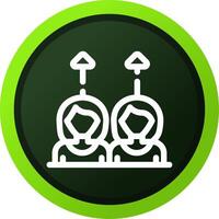 Same Approach Creative Icon Design vector