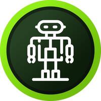 diseño de icono creativo robot vector