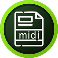 midi Creative Icon Design vector