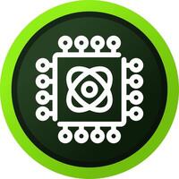Quantum Technology Creative Icon Design vector