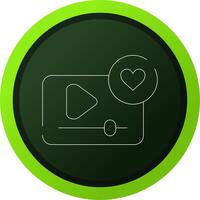 Interactive Video Creative Icon Design vector
