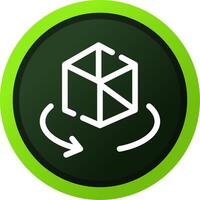 3d Creative Icon Design vector