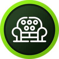 Sofa Creative Icon Design vector