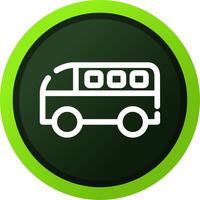 Minivan Creative Icon Design vector