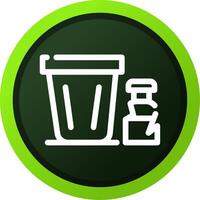 Disposal Creative Icon Design vector