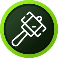 Hammer Creative Icon Design vector