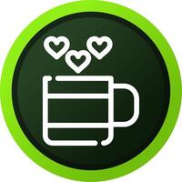 Love Tea Creative Icon Design vector