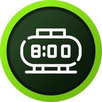 Digital Clock Creative Icon Design vector