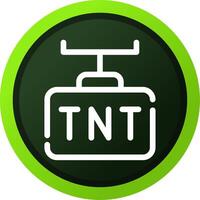 diseño de icono creativo tnt vector